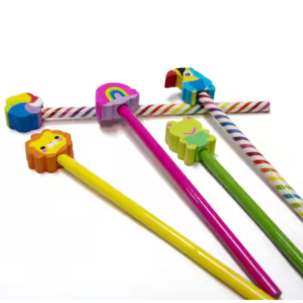 Creatology 48 pieces, 12 pencils w‎ eraser animal theme and 12 coloring pencils